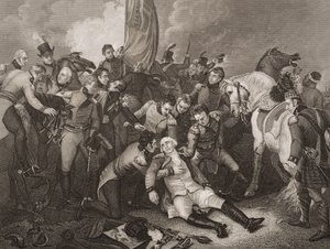 The Death of General Sir Ralph Abercromby, illustration from 